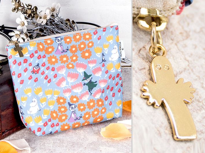 ニョロニョロチャームがポイントのかわいいポーチが入荷♪
